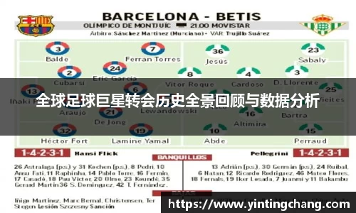 全球足球巨星转会历史全景回顾与数据分析